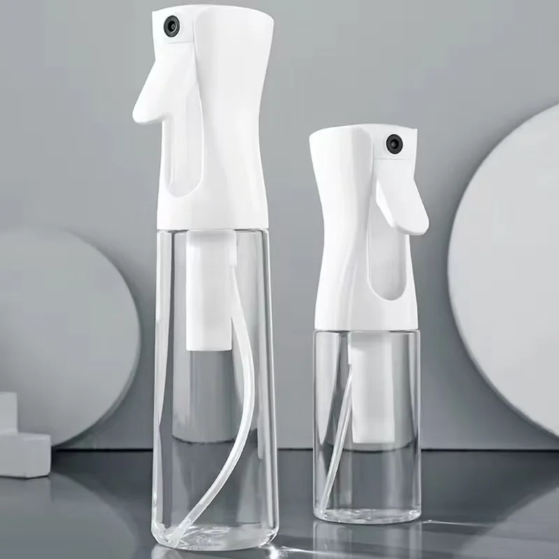 Pulverizador automático de agua para peluquero y salón de belleza, botella recargable, lata de agua de niebla continua, herramientas para el cabello, 500, 300, 200ml