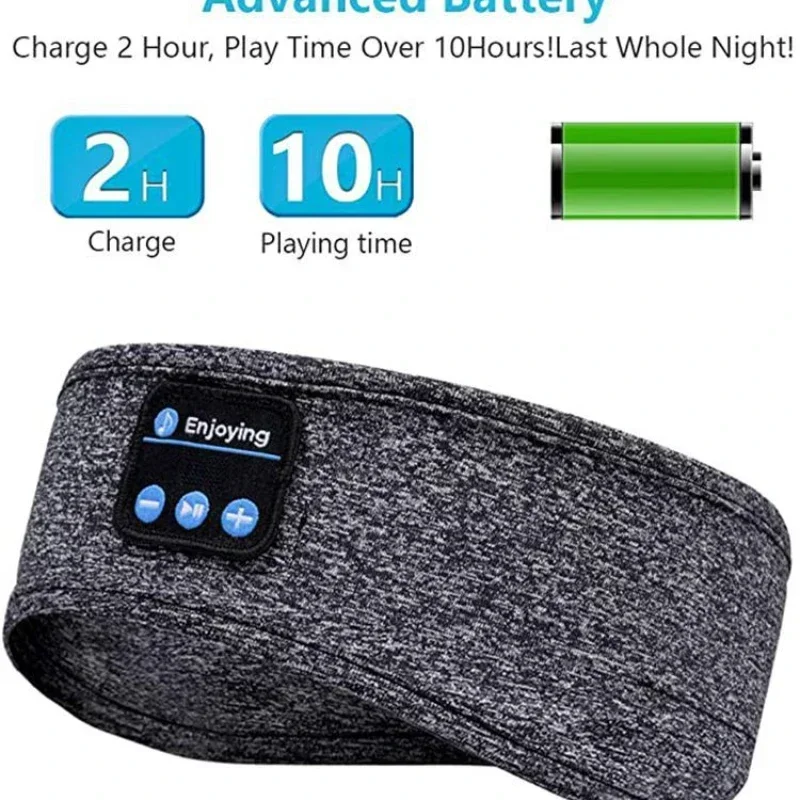 Schlaf-Headset, Bluetooth-Stirnband, kabellose Musik, Sport-Stirnband, integrierte Schlaf-Musik-Augenmaske