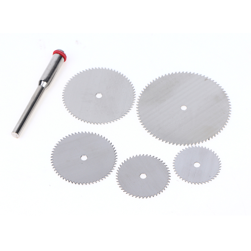 6 disco da taglio in metallo a fetta in acciaio inossidabile pz/set con 1 Mandre per utensili rotanti 16 18 22 25 32mm disco da taglio utensili manuali fai da te