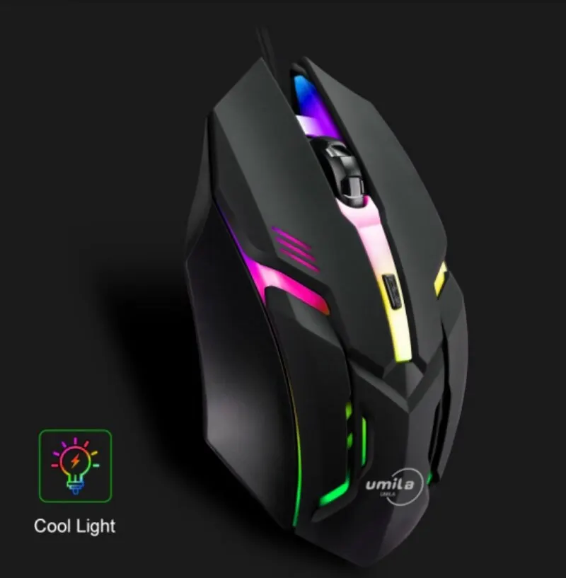 2025 Neueste hochwertige Gaming-Maus mit ergonomischem Design, Desktop-Computer, Laptop, USB-Hintergrundbeleuchtung, Hersteller, heißer Verkauf