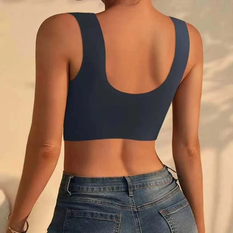 2 Stuks Vrouwen Kant Sport Bh Plus Size Naadloze Beha Bralette Backless Dame Brasserie Vest Vrouwelijke Verzamelen Schokbestendig Draadloze L-3XL