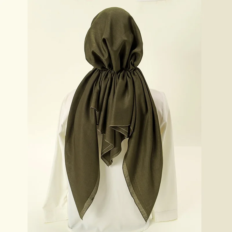 Atacado algodão instantâneo muçulmano hijab envoltório interno undercap triângulo cachecol hijab simples turbante islâmico gorro macio bandana chapéu