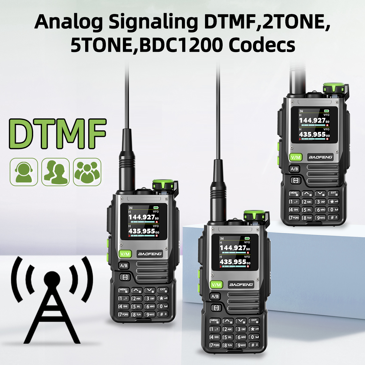Baofeng K61 PRO Air Band Walkie Talkie Multi Band Wireless Copy Frequency DTMF NOAA Upgraded UV-5R UV-K6 Ham Radio Two Way Radio
