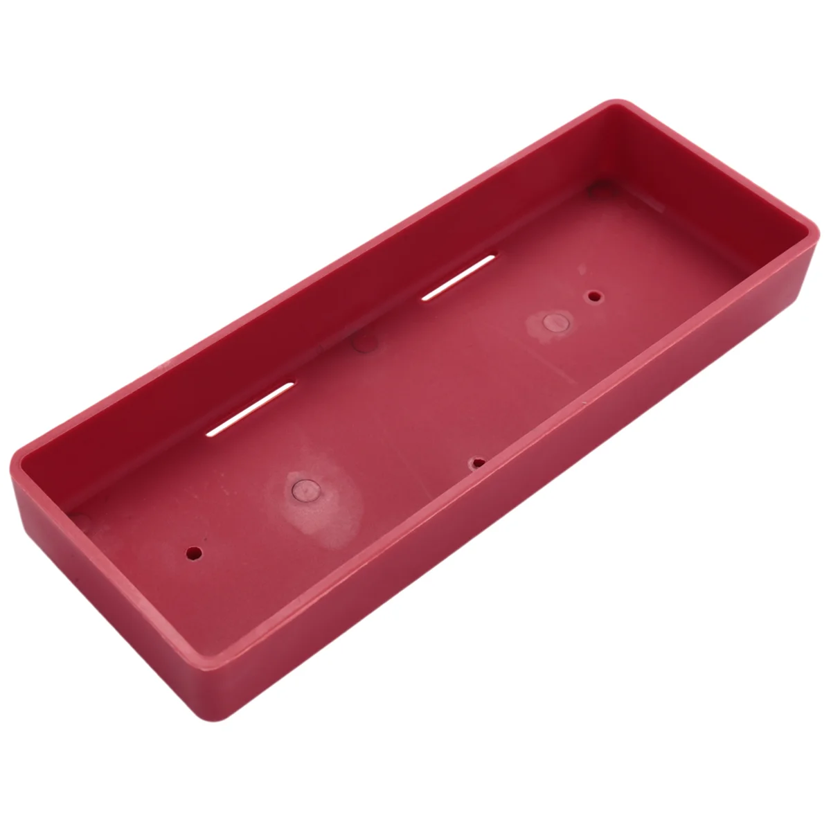 Casing Baki Baterai RC Braket Kotak Baterai untuk Axial SCX10 Traxxas TRX4 RC4WD D90 1/8 1/10 RC Suku Cadang Mobil, Merah-ABHQ