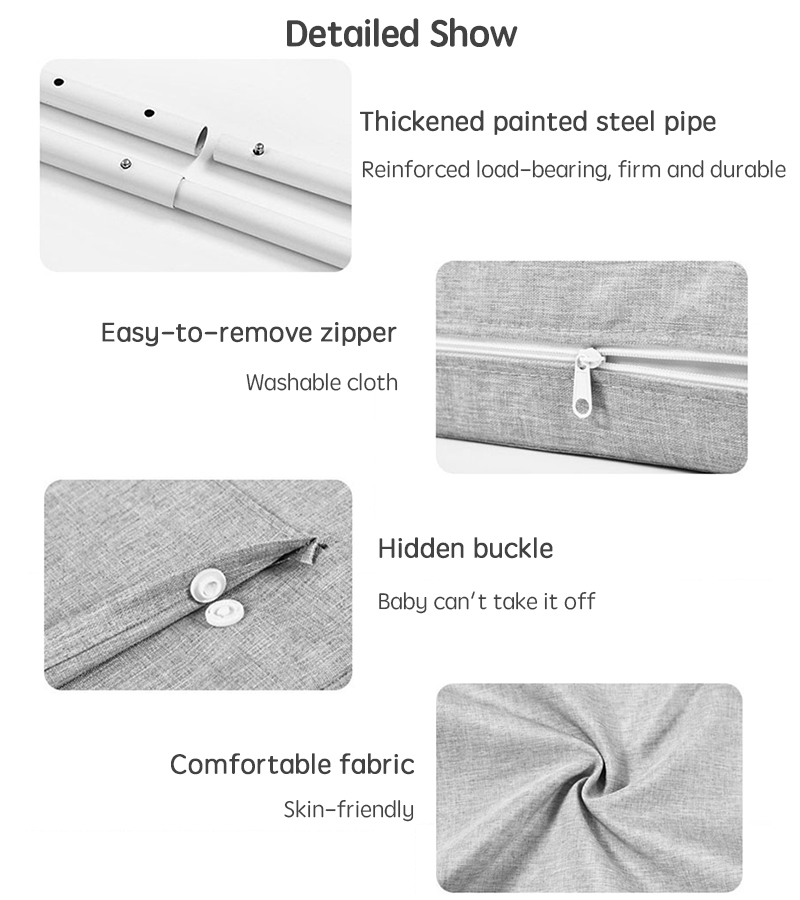 PANGDUBE 1pc 47cm Baby Bed Rail Child Bed Barrier for Kids Bed Fence Railing for Children's Bed Protection Kids Safety Railings