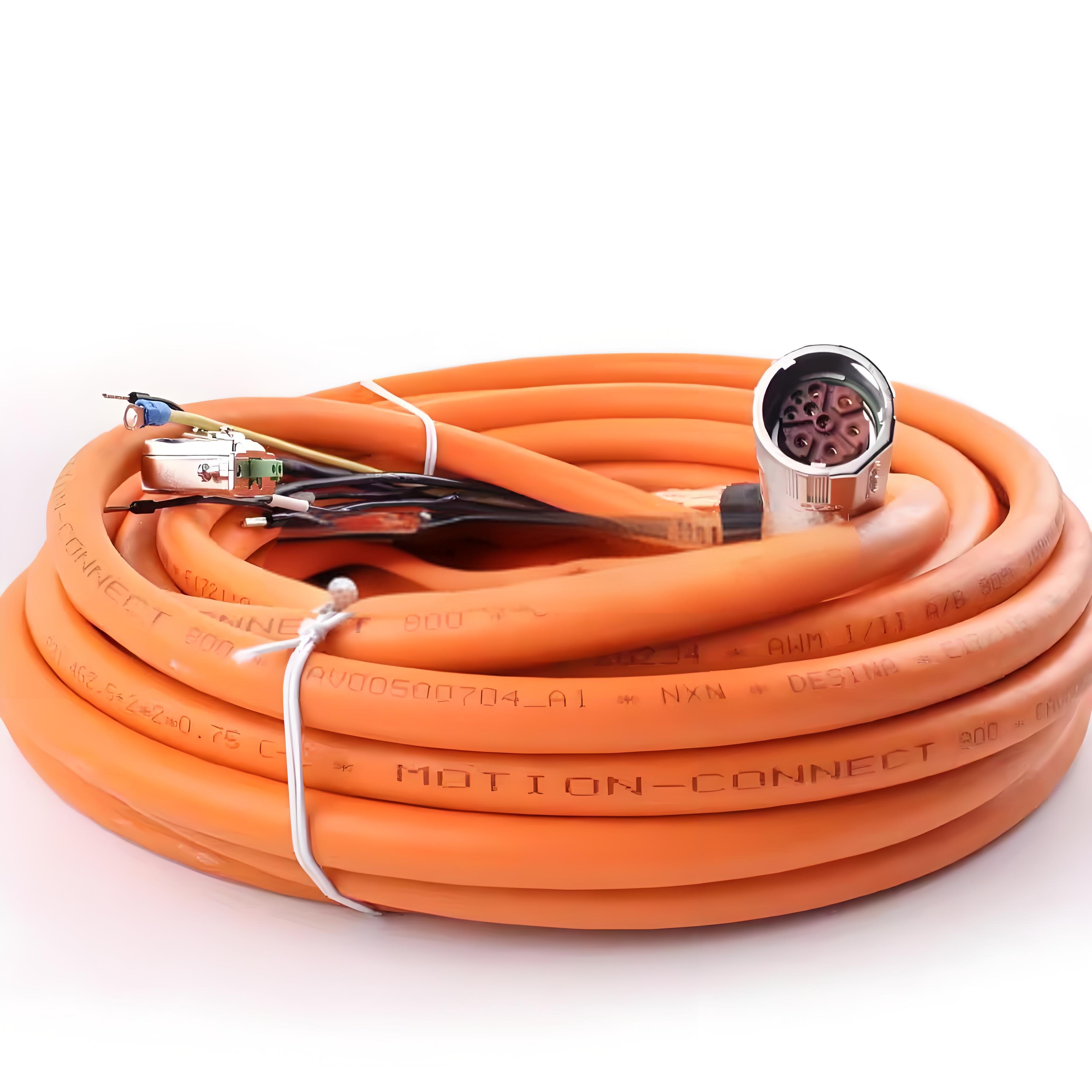 Substitui o servo motor da série Rockwell 2090-Csbm1De-18Aa06 Cabo de alimentação e cabo 2090-Csbm1De-18Aa03 Cabo 2090-Csbm1De-18Aa09