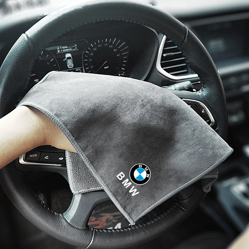 Herramienta de cepillo suave para limpieza de coche, removedor de polvo, toalla de lavado para BMW 1 3 5 7 Series X1 X3 X4 X5 F10 F15 F16 F20 F30 F18 F25 M3 M4 E34