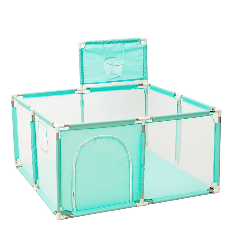 IMBABY – parc carré pour bébé, aire de jeux avec planche de basket-ball, activités pour bébé, grand enfant, barrières de sécurité corral, clôture