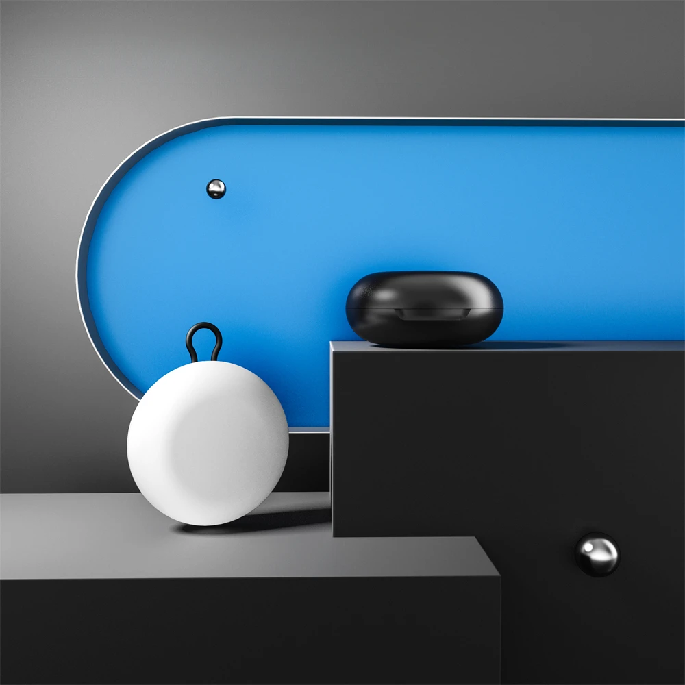 Round Soundproof Earplug Box Mini Portable Plastic Earplug Storage Box Sleeping Earplug Craft Jewelry Earring Organizer