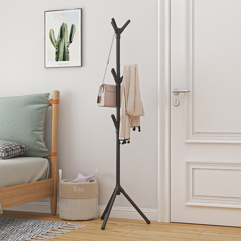 Perchero de pie con forma de rama de árbol para dormitorio, perchero con múltiples ganchos, organizador de ropa móvil y práctico para habitación
