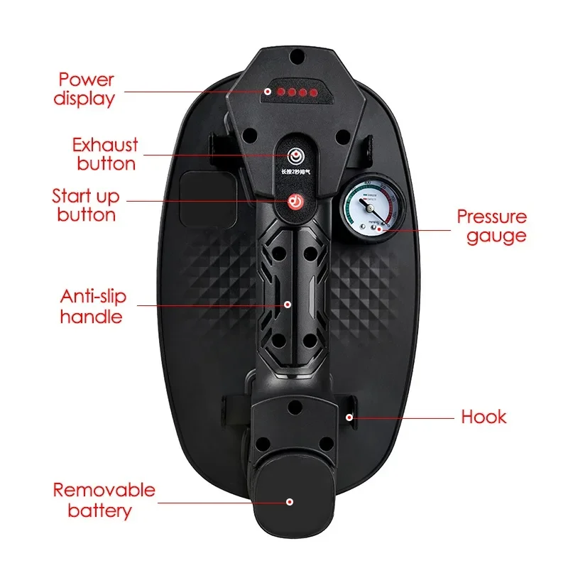 220kg Load Industrial Grade Electric Vacuum Suction Cup Heavy Lifter Granite Glass Tile Suckers Lifting Tool 1500mAh Box Pack