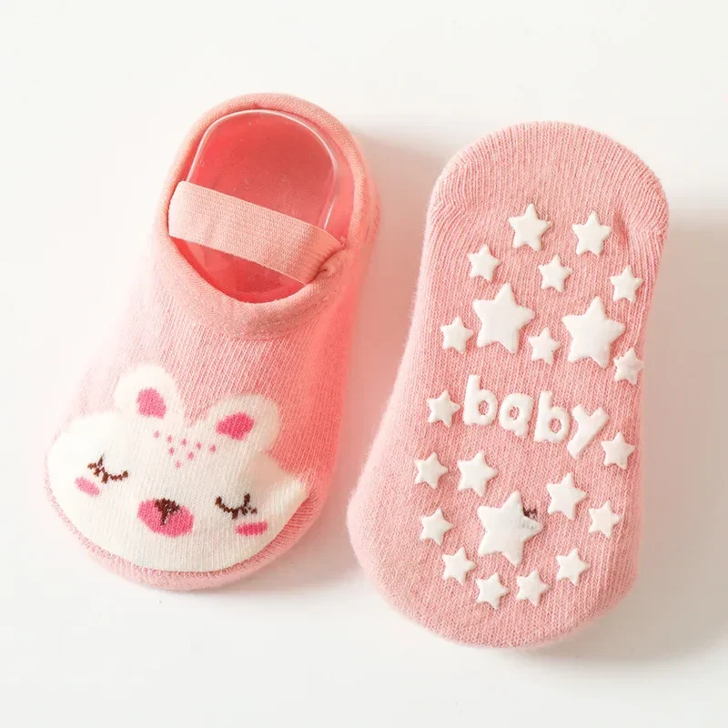 Calcetines tobilleros de algodón para niños y niñas, medias elásticas suaves y cómodas para bebés, accesorios de ropa deportiva para el suelo