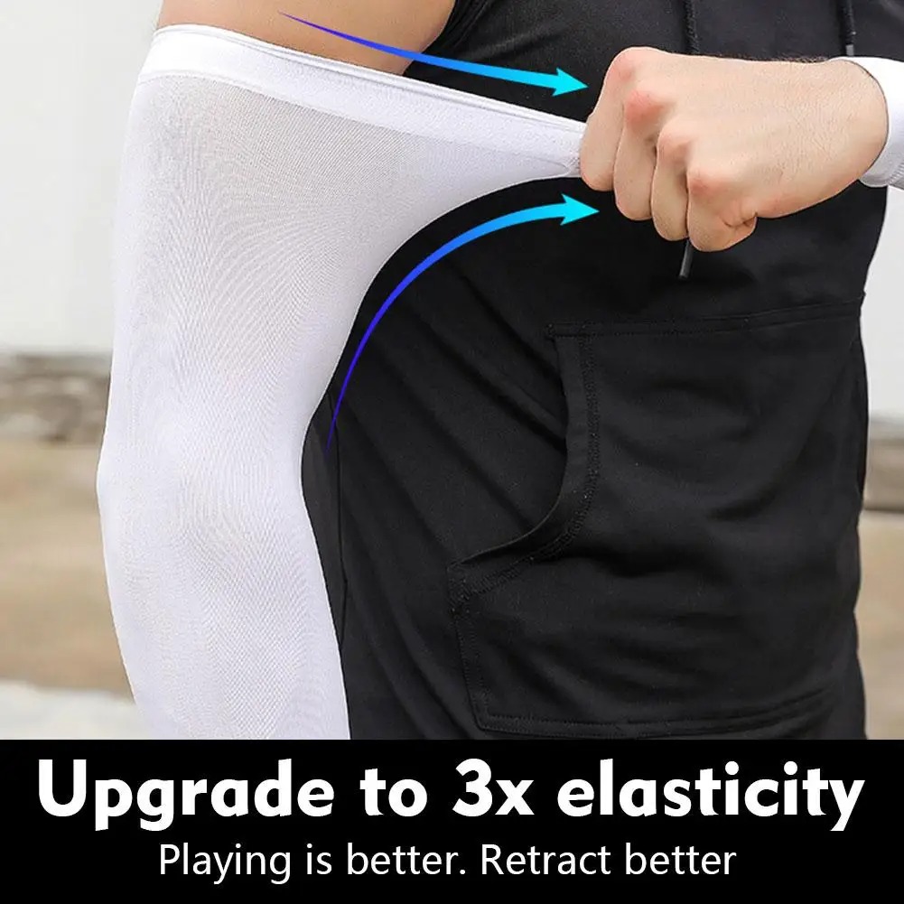 2025 NEUE Eis Seide Fahrrad Ärmel Sommer Atmungs Radfahren Arm Schutz Outdoor Sonne UV Schützen Sport MTB Rennrad Ärmel