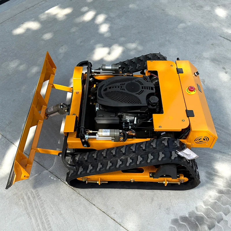 Aangepaste Hot Top Kleine Crawler Afstandsbediening Maaier Boerderij Grasmes Automatische Grasmaaier Robot Eenvoudig Commercieel Grasmaaien