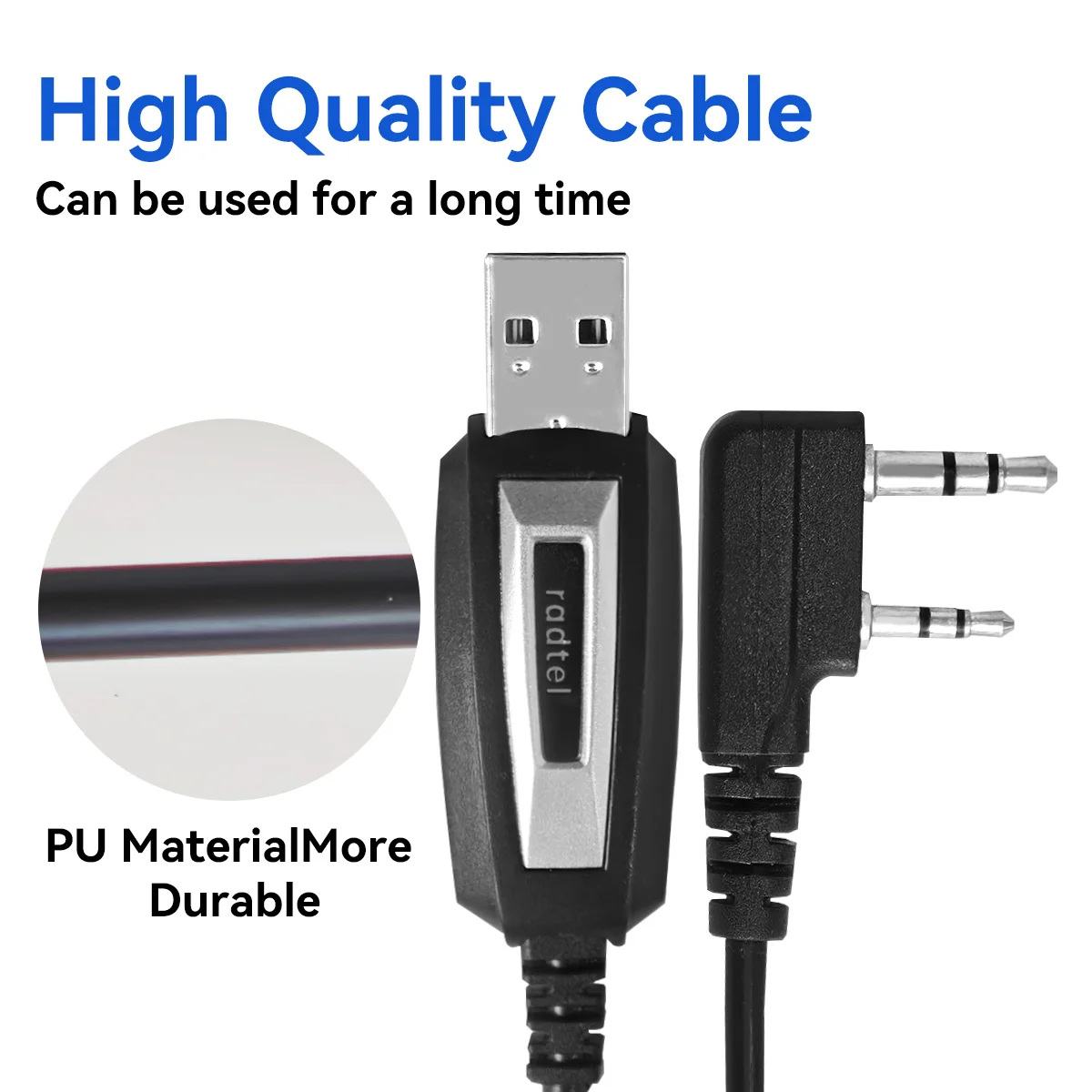 Kabel programujący Radtel do Radtel RT-4D RT-900 RT-470x RT-860 RT-4D RT-890 RT-900 RT-920 Walkie Talkie do Baofeng UV-5R K5