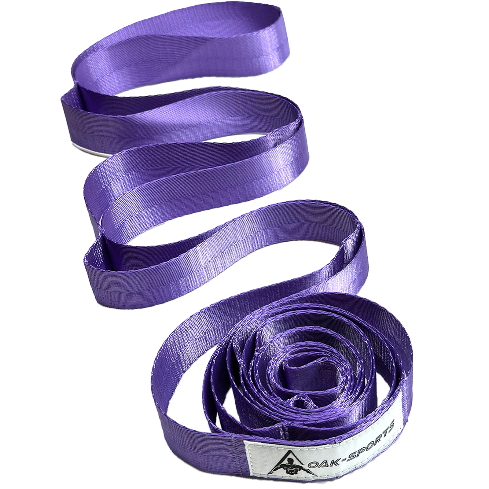 Eiken Sport Stretchband Yoga Band Voor Fysiotherapie Met 10 Lussen, Yoga Bandjes Voor Stretching