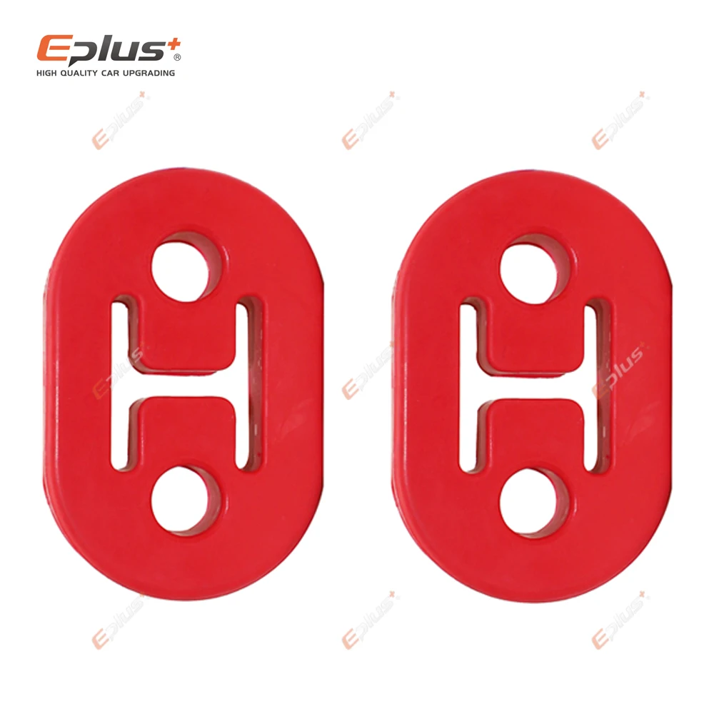 Universal Auto Auspuffrohr Halterungen Aufhänger Isolator Polyurethan Aufhänger Liner Halterung 2 Löcher 4 Löcher Schwarz Rot Blau