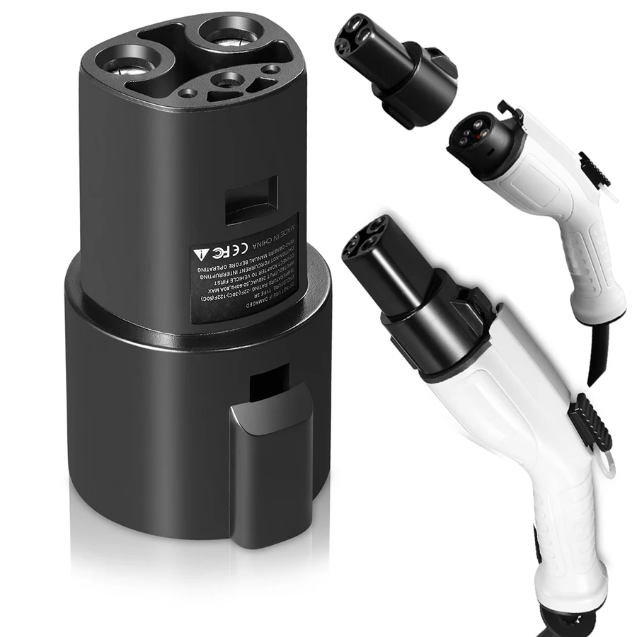 Adapter ładowania SAE J1772 tylko do Tesla Model 3 Y S X J1772 do Tesla Max 80 Amh 240V AC Kompatybilna szybka ładowarka Czarny Typ 1