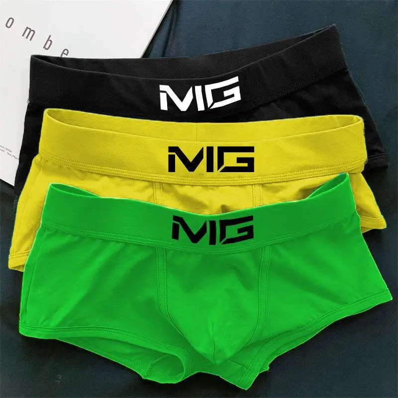 New Men's Underwear Trendy Youth Low Waist Men's Sexy Underwear Breathable Youth Underwear
