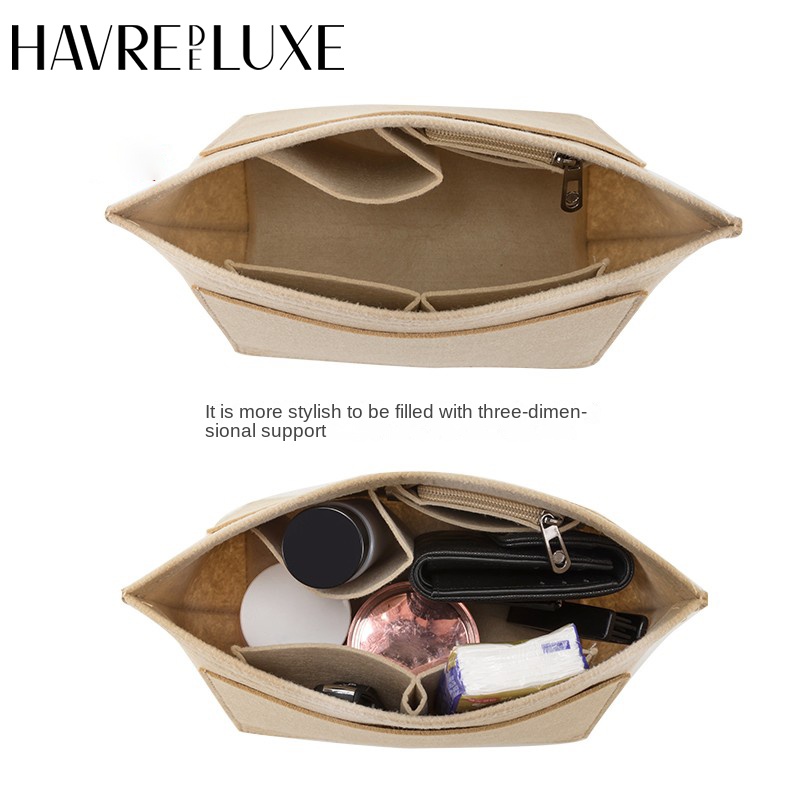 HAVREDELUXE Bag Organizer For Longchamp Large Tote Bag Purse Organizer Handbag Insert Bag Storage And Finishing Inner Bag Liner