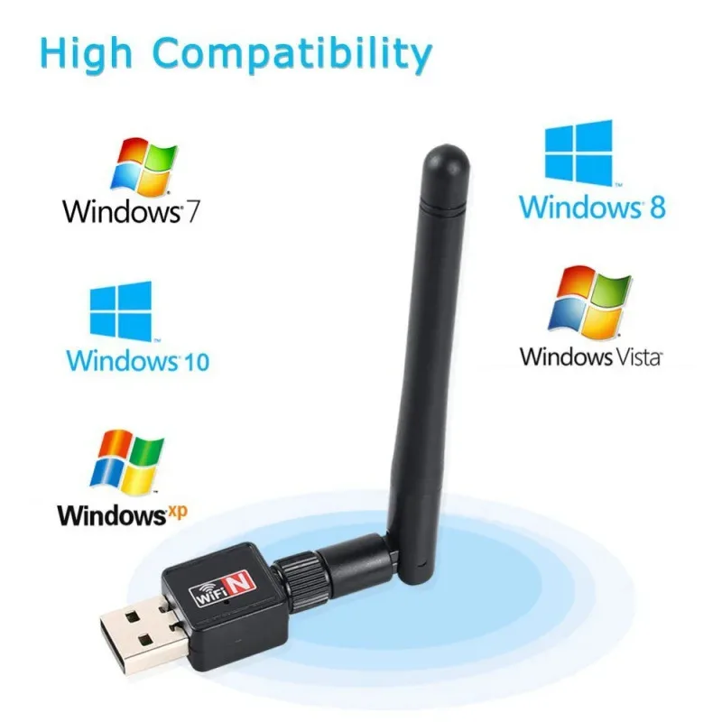 NEW High-speed USB Wifi dongle WiFi adapter Wireless wifi dongle Network Card 802.11 n/g/b wi fi LAN Adapter RTL8192 Chip For PC