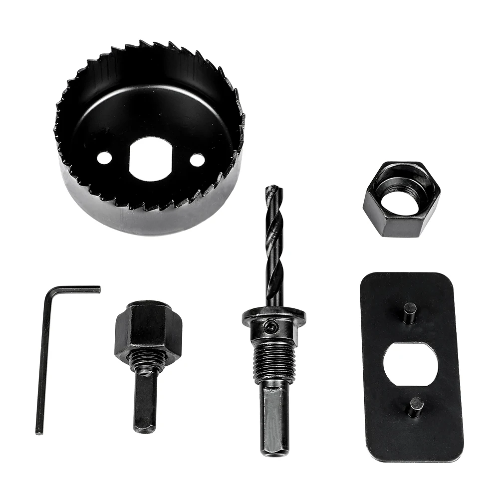 11/16 Chiếc Gỗ Cưa Lỗ Bộ Mũi Khoan Thép Carbon 19-Khoét Lỗ 127Mm Bộ Dao Cho tấm Thạch Cao Trần Gỗ Cưa Lỗ Bộ