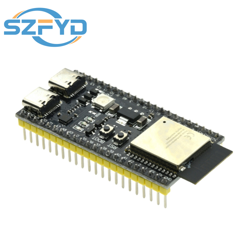 Placas de desenvolvimento esp32 s3 com kit adaptador de expansão 2.4g wifi módulo bt ESP32-S3-1 n8r2/8 n16r8 44pin tipo-c ESP32-S3