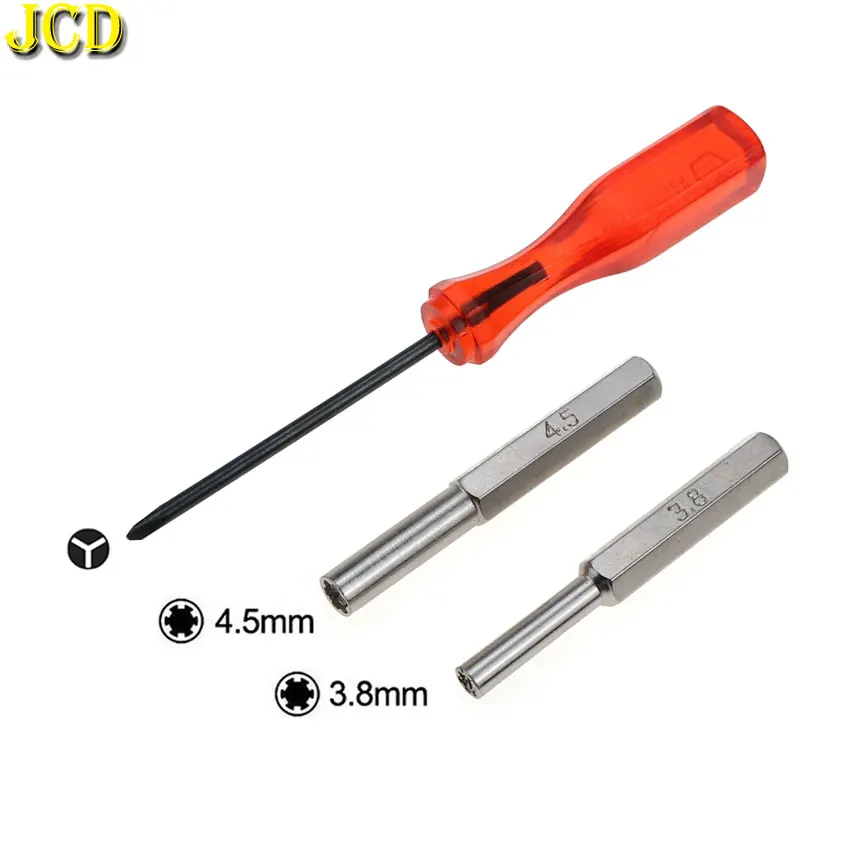 Juego de puntas de destornillador de seguridad, accesorios para juegos, herramienta de destornillador Y de 3,8mm / 4,5mm / cartuchos abiertos para N64/SF-C/GB/NES/NG-C/SNES