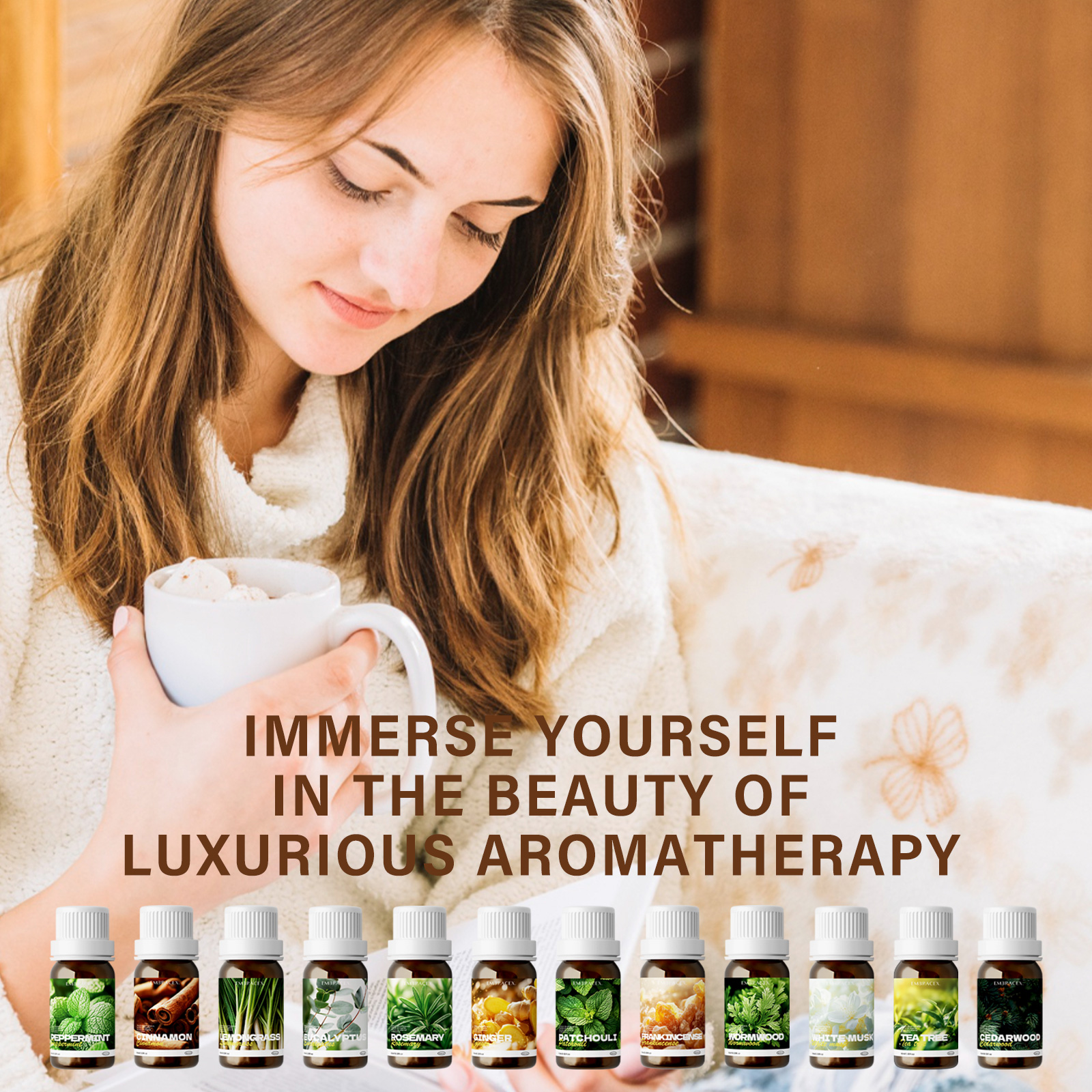 10 ml ätherische Pfefferminzöle, leben Sie ätherische Öle, 100 % natürliches Pfefferminzöl für Diffusor, Haarpflege, Hautpflege