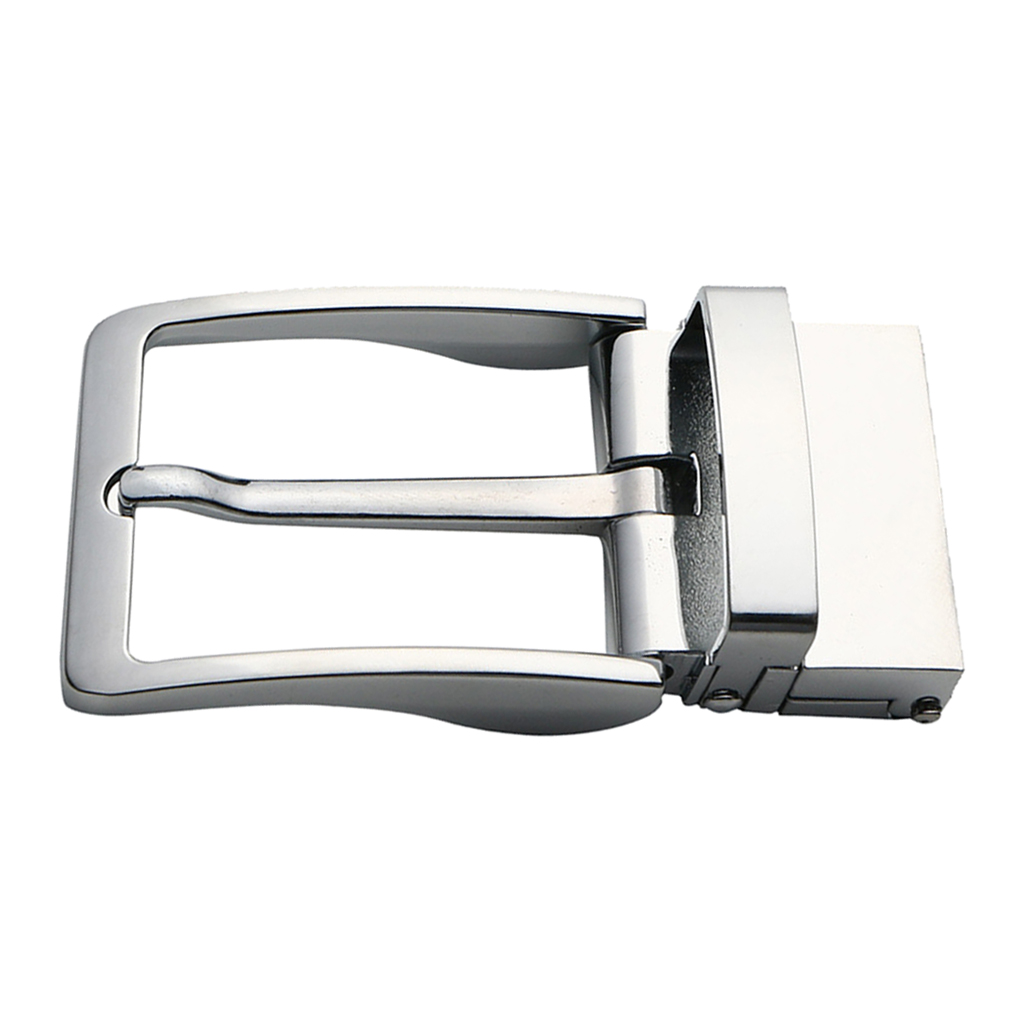 Reversible Belt Buckle for Men Single Square Belt Buckle Replacement