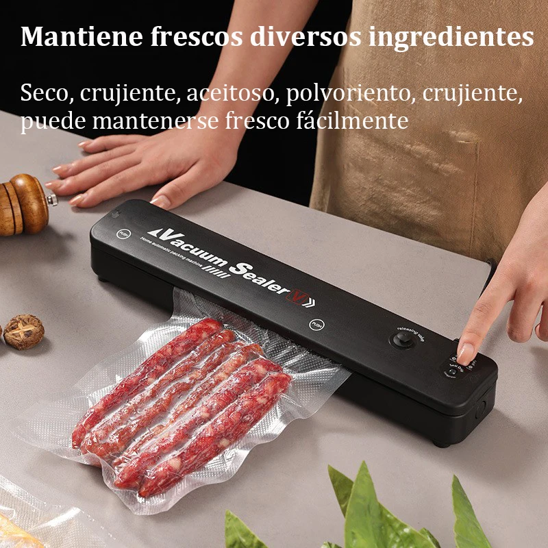 Macchina per sigillare alimenti portatile per la cucina sottovuoto domestica Macchina per l'imballaggio automatico 220V Macchina per sigillare sottovuoto per alimenti