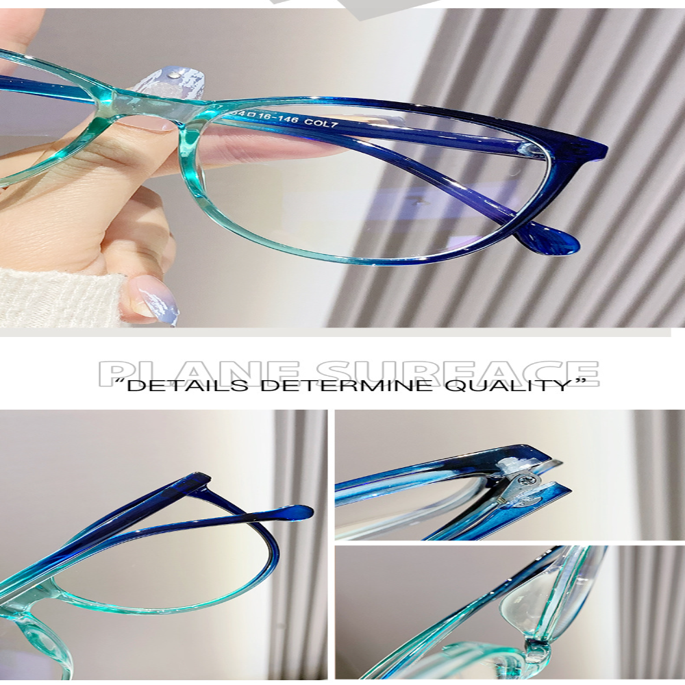 Nuevas gafas de moda para mujer, gafas transparentes Retro, montura de gafas antiluz azul, diseño de marca de lujo, gafas para las cuatro estaciones