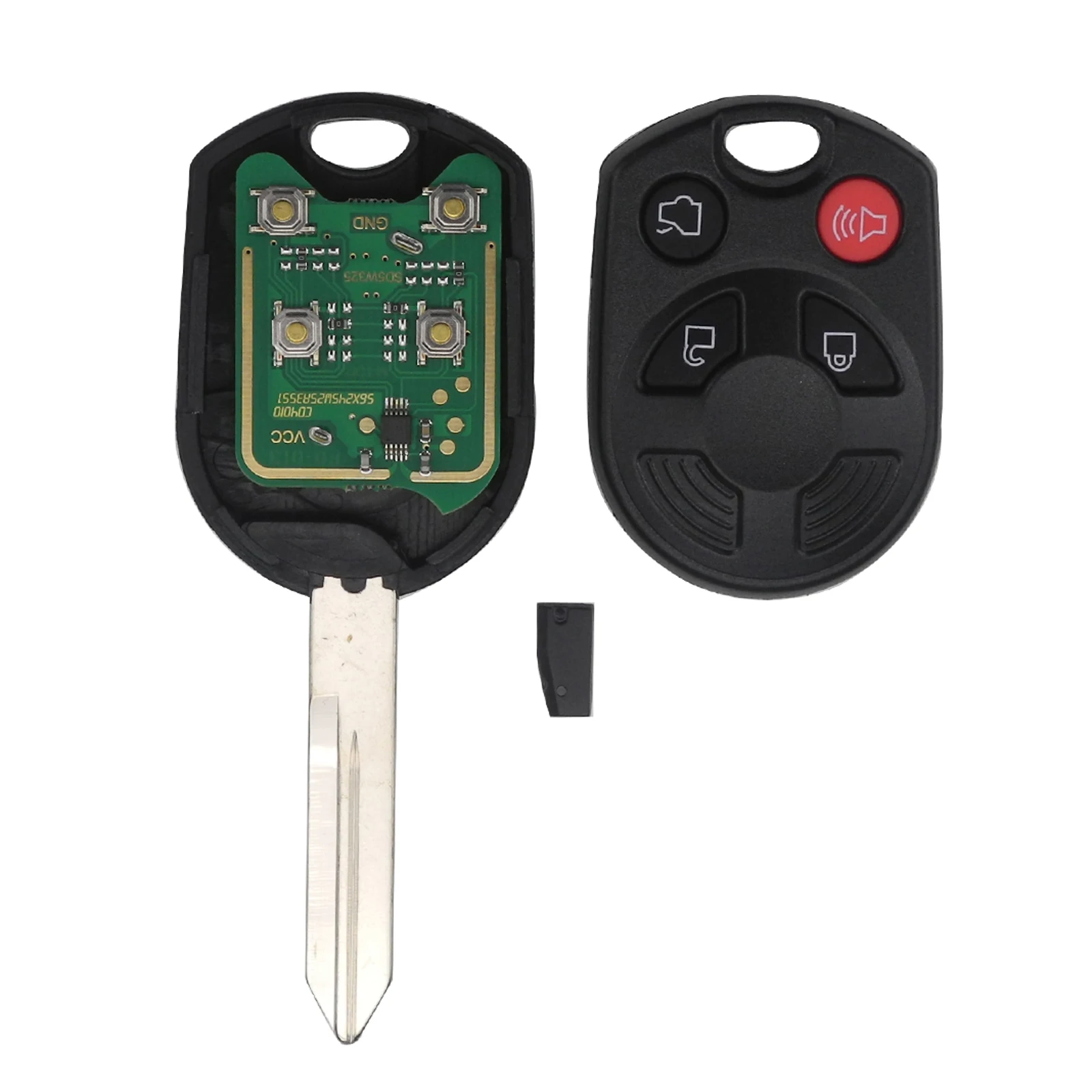Jingyuqin 3/4B Car Key Remote Control 315/433MHZ ID63 80bit For Ford C-Max Edge Escape Focus Lincoln Mazda Mercury OUCD6000022
