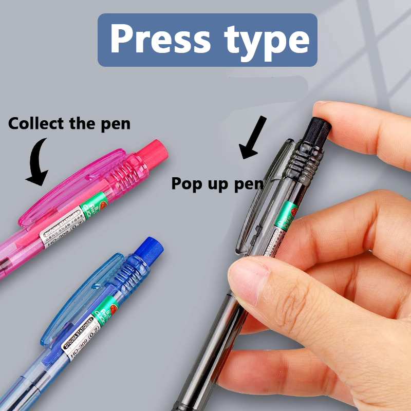 10/50Pcs Black Red Blue Ballpoint Pen 0.7mm Ballpoint Pen Student Signing Pen Writing Pen Stationery School Office Accessories