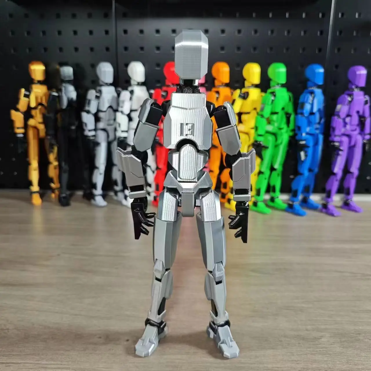 Multi-Jointed Movable Shapeshift Robot 3D Printed Mannequin Dummy Lucky 13  Robot movable figures adult toys children's toys