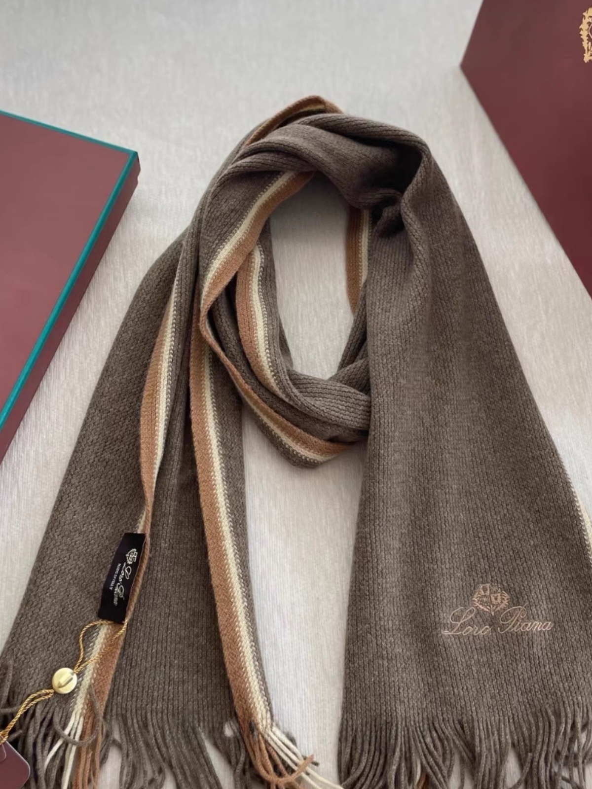 Bufanda De Lana Mezclada LP De Oveja Con Cuello De Viento Diseño De Otoño E Invierno Nuevo Estilo De Punto De Lana De Cordero...