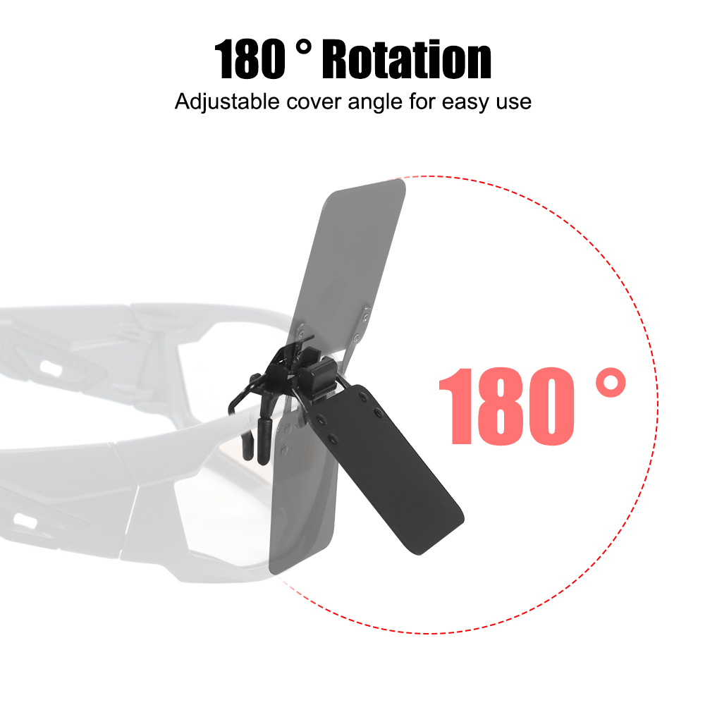 2ชิ้นพิเศษตา Blinder การยิงธนูคลิปโล่ไปด้านข้างของแว่นตาหรือขอบกล้องสำหรับแว่นตายิงปืน