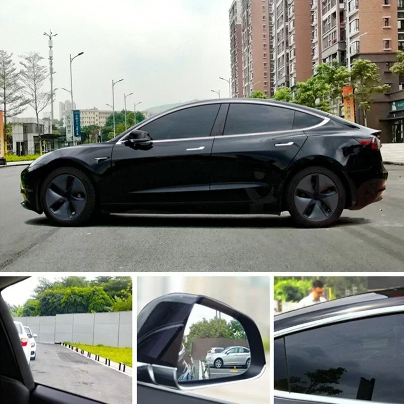 300Cm X 50Cm 5%-50% Zwart Autoruit Folies Film Auto Thuis Raam Glas Zomer Zonne-Uv Beschermer Sticker Films Autos