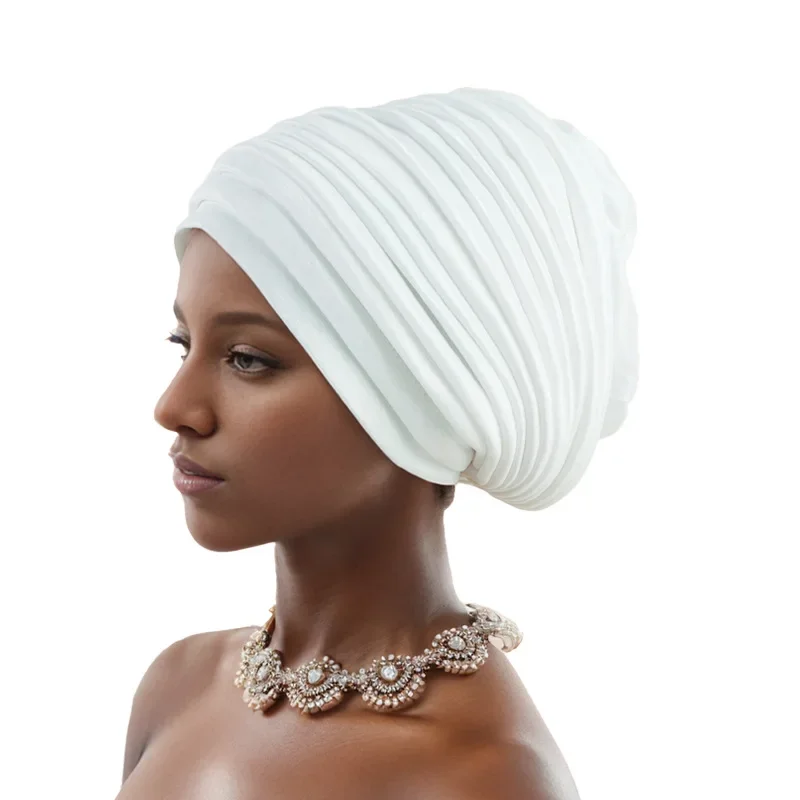 2024 elegante africano feminino turbante boné casamento auto gele pronto para usar headtie festa noite headwear africano