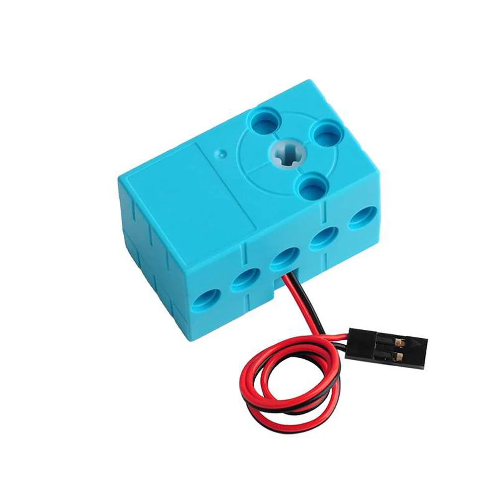 0,7 kg cm bouwsteenmotor continue rotatie langzaam dubbele uitgang hoog koppel 360 °   Compatibel met Legoeds Microbit Geekservo
