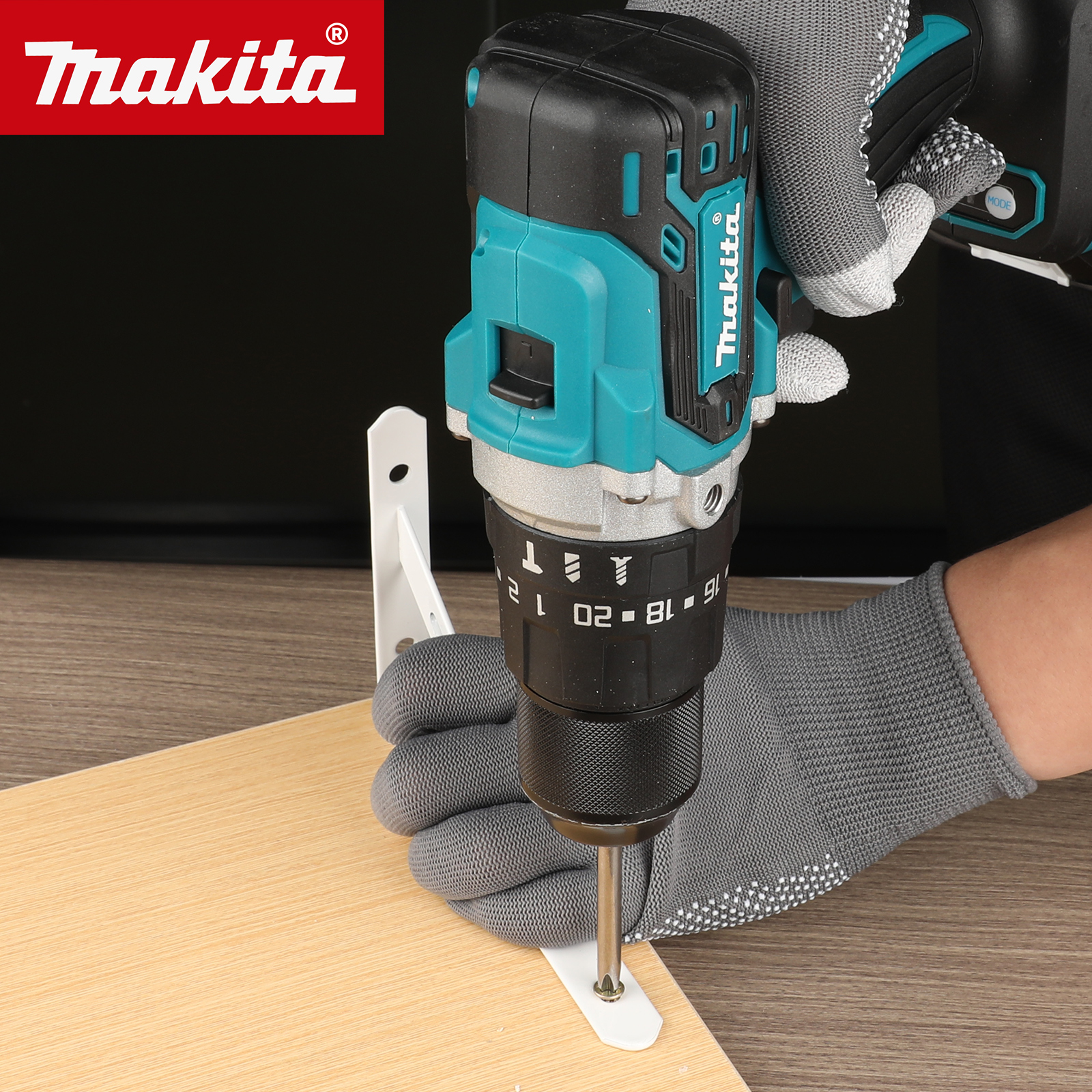 DDF487 Makita 13mm Cordless Driver Drill 18V LXT Brushless Motor Electric Screwdriver Power Tool Suitable for 18V Battery