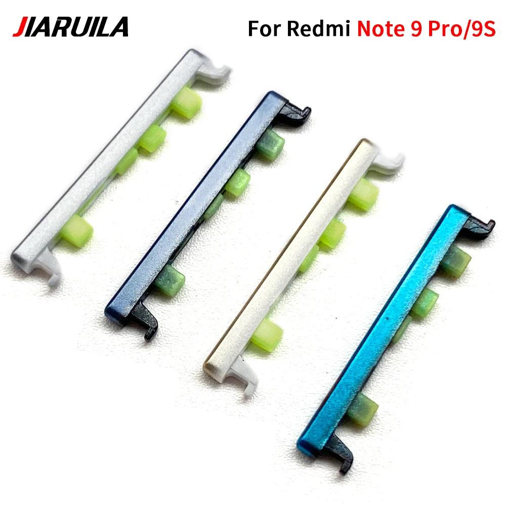 ใหม่ด้านข้างปุ่ม + ปุ่มปรับระดับเสียงสําหรับ Xiaomi Redmi หมายเหตุ 7 8 9 Pro 9S ON OFF Volume Up Down เปลี่ยนชิ้นส่วนซ่อม