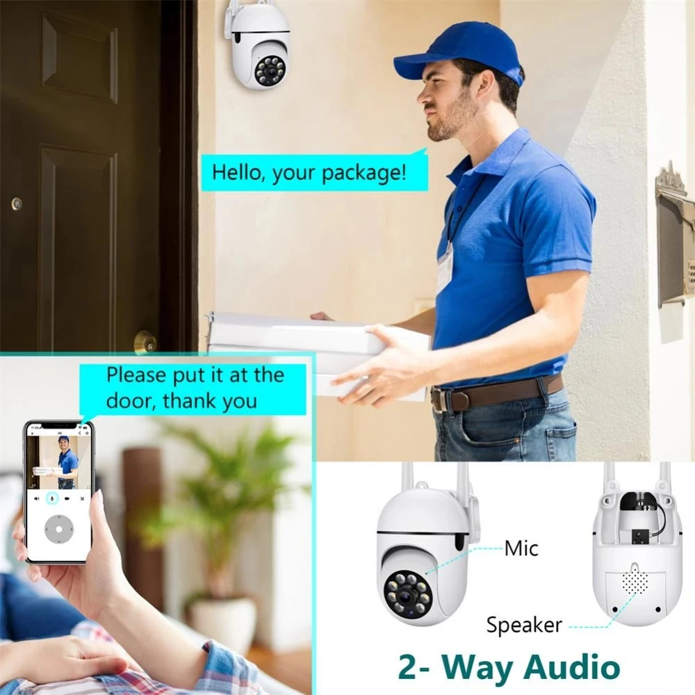 Ycc365 plus câmera wi-fi ao ar livre ai humano detectar câmera de vigilância sem fio proteção segurança cctv com câmera ip 1080p