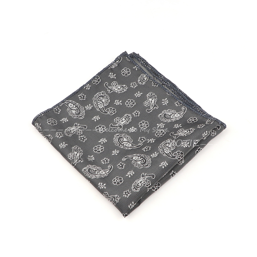 Herren lässig Polyester Paisley Taschentuch Einst ecktuch Taschen tücher blau Hankerchief Business Hochzeits feier Geschenk für Mann Zubehör Geschenk