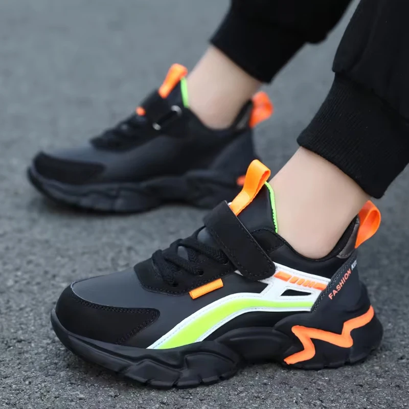 Crianças casuais meninos sapatos sola macia crianças sapatos antiderrapantes tênis ao ar livre estudante crianças rosa meninas esporte andando calçado
