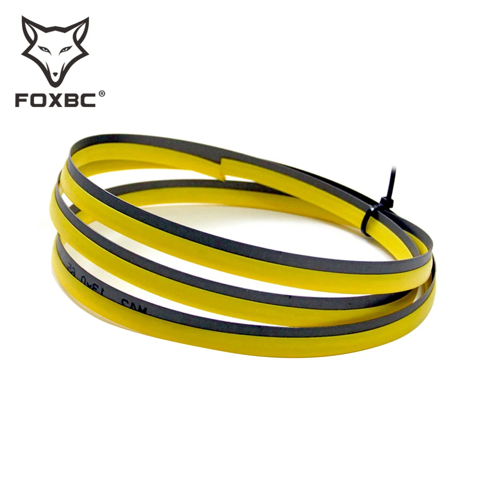 Полотно ленточной пилы FOXBC 2240 1425 1140 1435 мм, длина 13x0,65 мм с 6 10 14 24 TPI M42 Bi Металл для резки металлов, 1 шт.