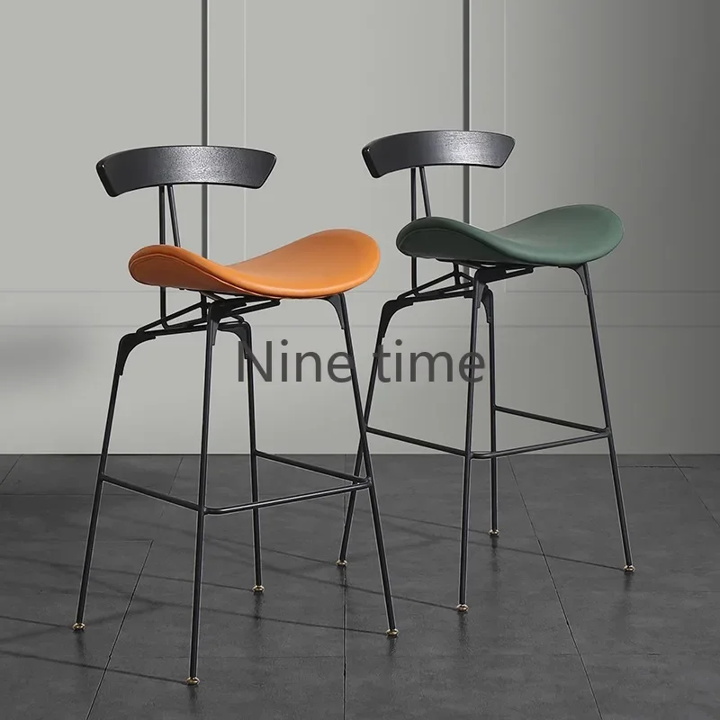 북유럽 게이머 의자, 카페테리아 나무 등받이, 미용실 주방 카운터 스툴, Muebles 파라 바 가구, 미드 센추리