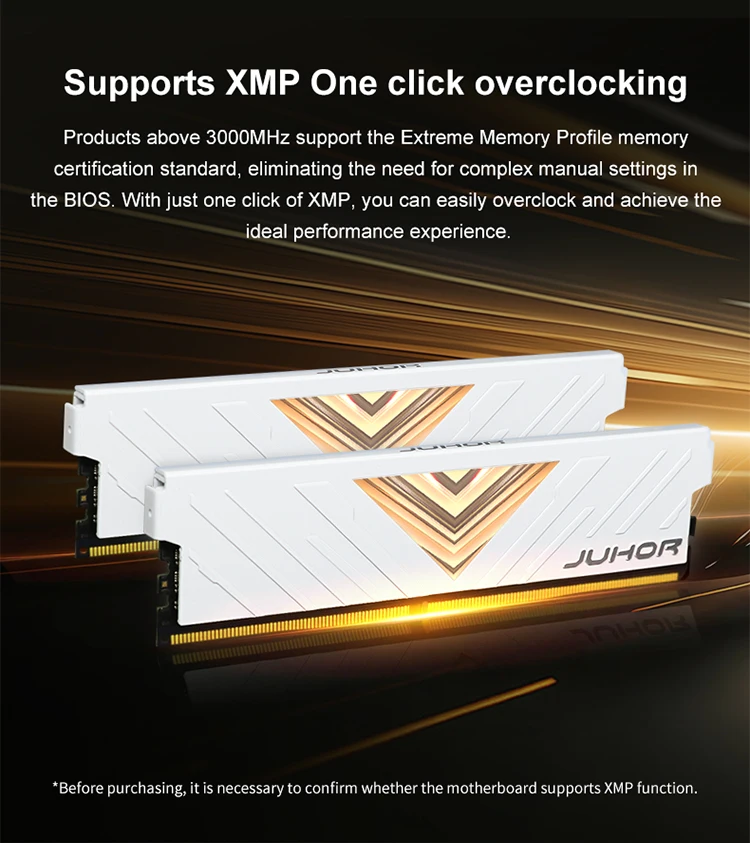 JUHOR Memoria Ram DDR4 8G 16G 32G 2666 3200MHz Udimm Dimm Memoria de escritorio