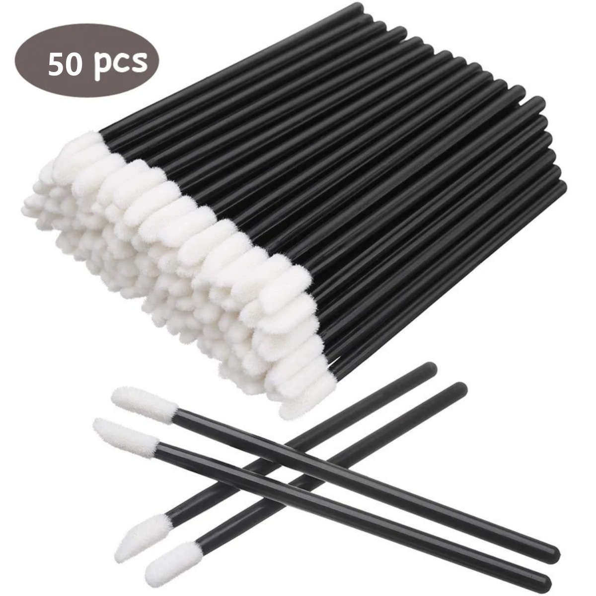 50/100 Sposable Lip Brush Eyelash Makeups Microbrush Lash Extension Mascara Applicator Lipstick Wands Set Cosmetic Makeup Tool