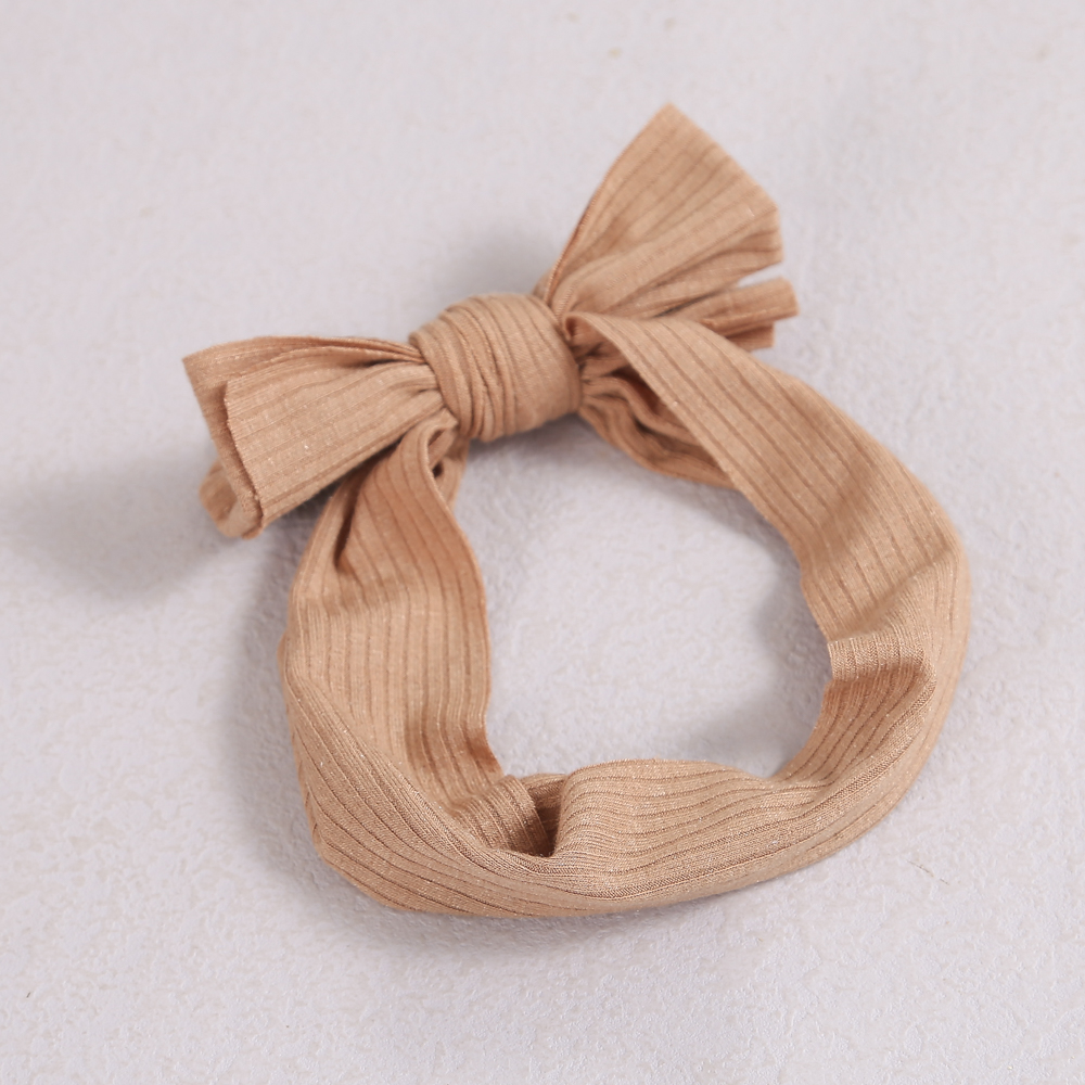 1Pc Baby Headbands New Colors Knit Bow Elastic Soft Infantiles kids Headbands Baby Items Turban for Baby Girl Hair Accessories